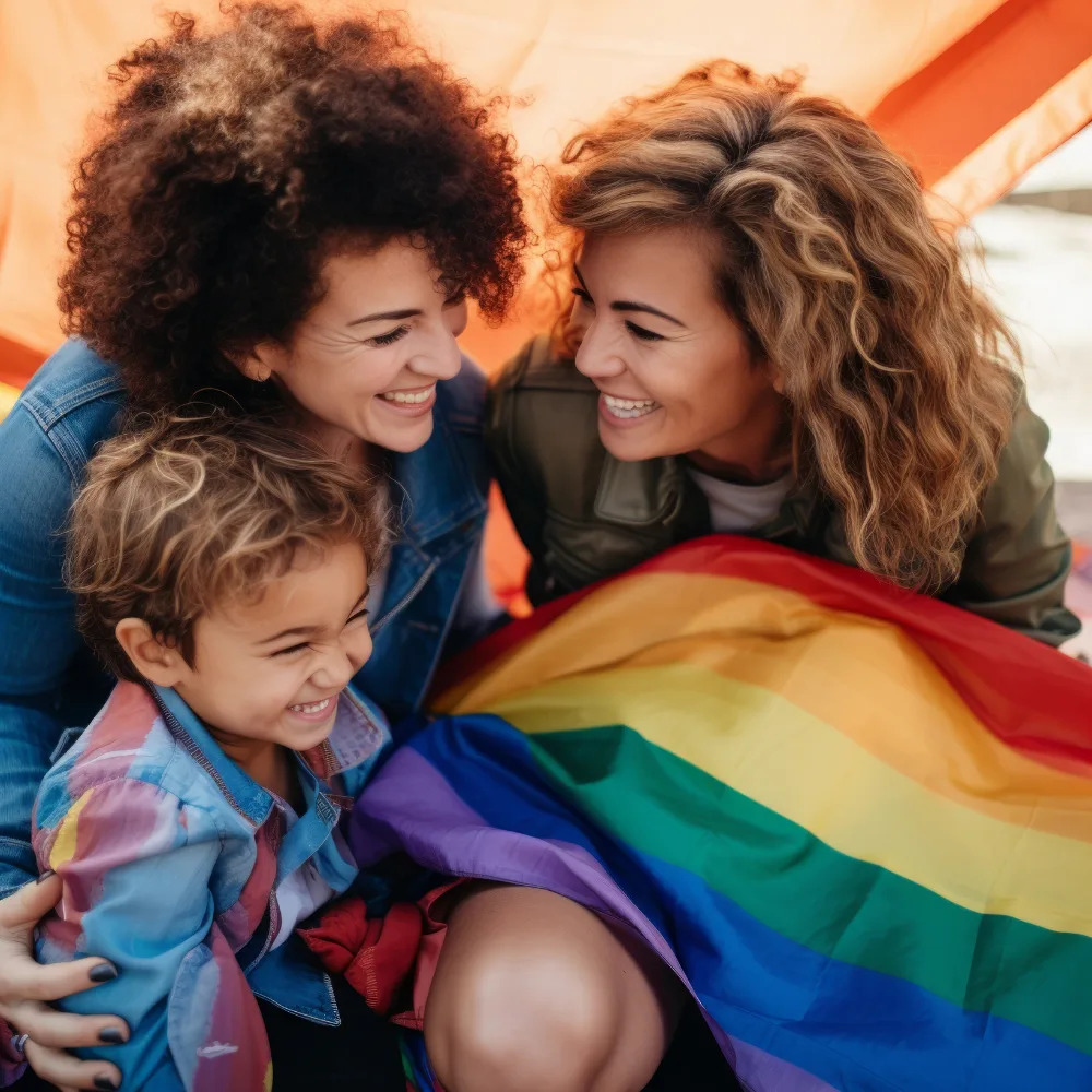 LGBTQ+ couple consulting a fertility specialist in Atlanta, discussing inclusive family-building options.